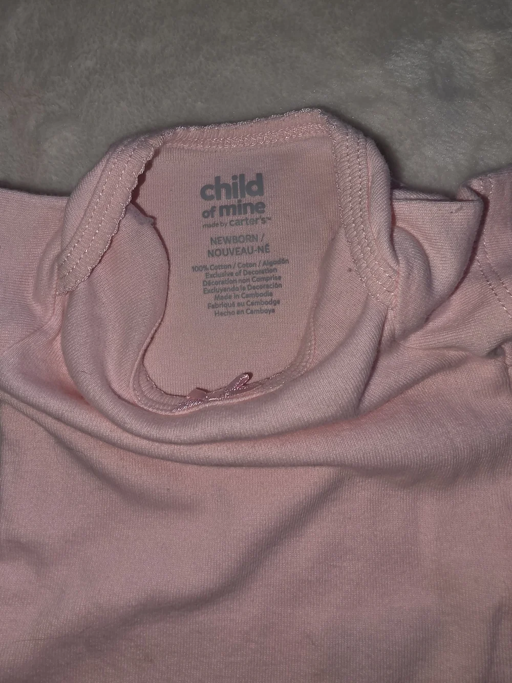 Carters light pink
